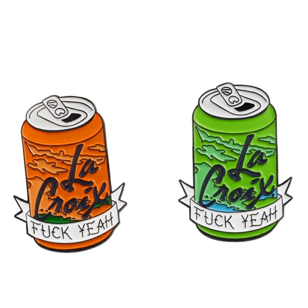 La Croix "Fuck Yeah" Can Fashion Pin ✴ - Picture 14 of 15
